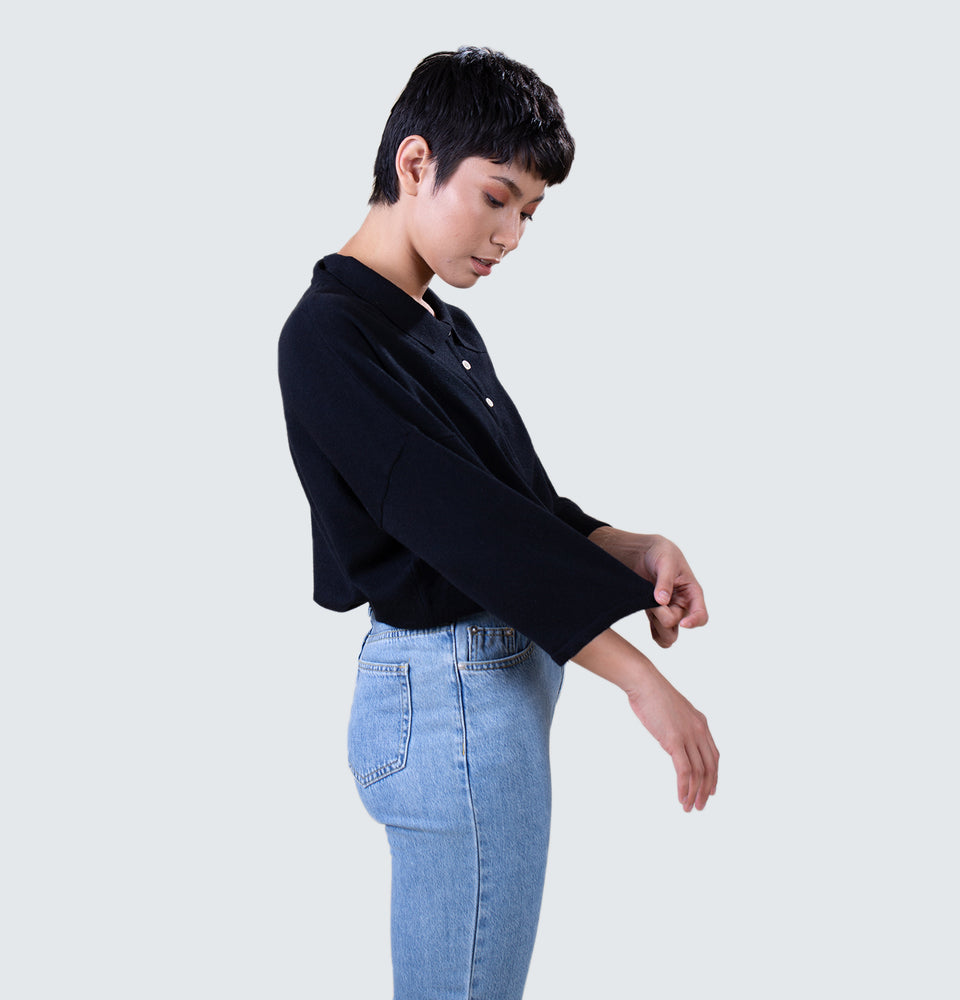 Steph Polo Top - Mantou Clothing