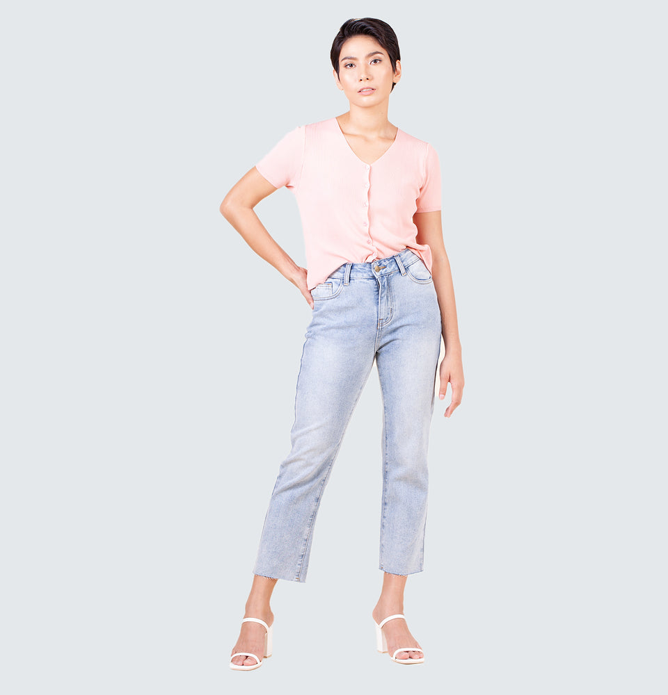 Minny Straight Leg Jeans - Mantou Clothing