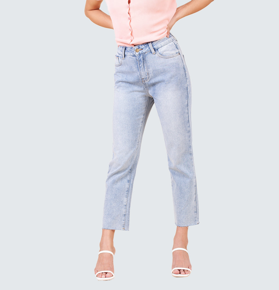 Minny Straight Leg Jeans - Mantou Clothing