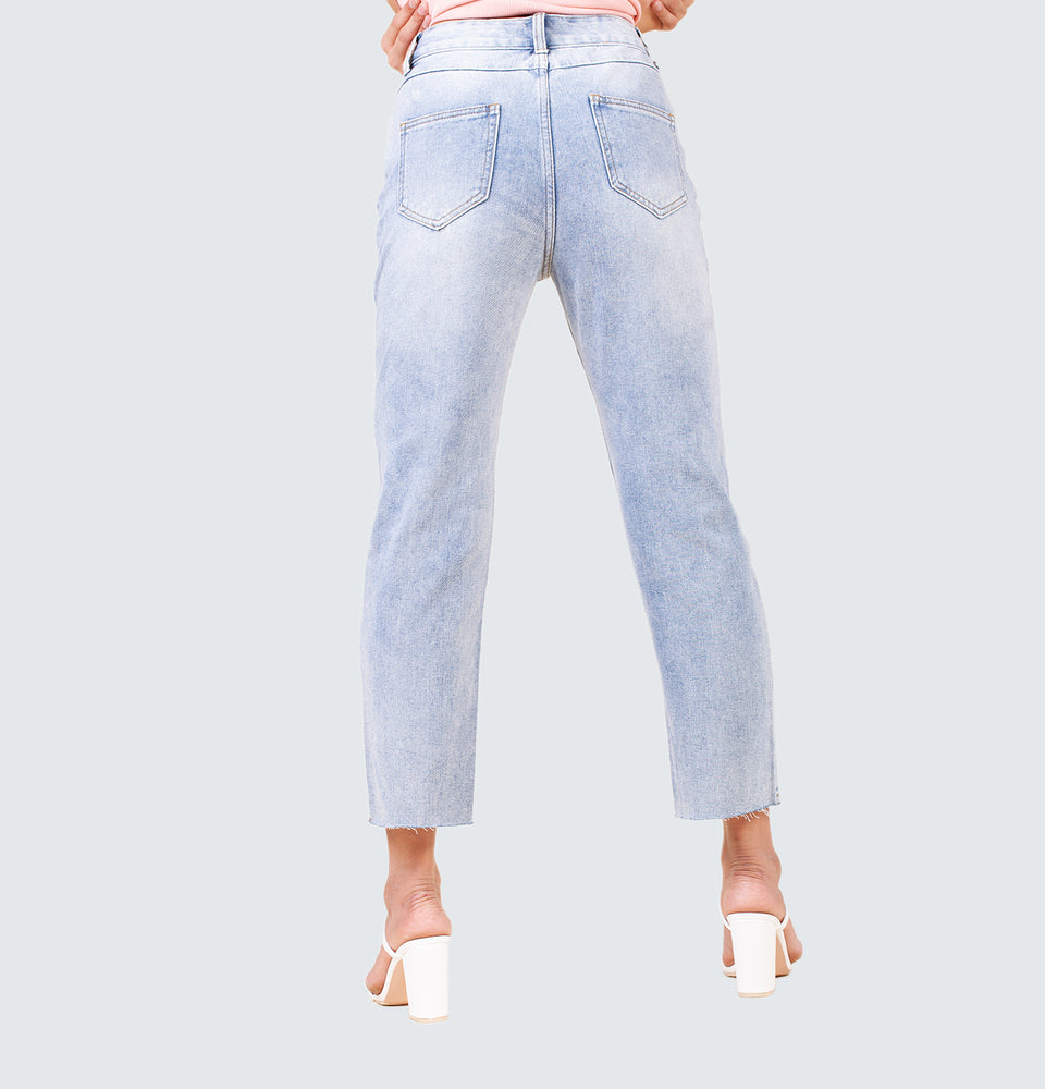 Minny Straight Leg Jeans - Mantou Clothing