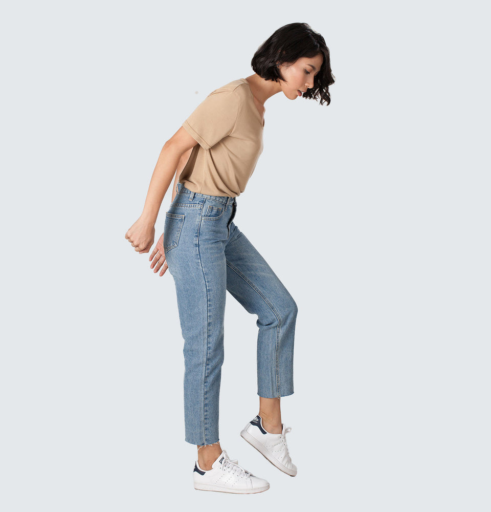 Shim-b Straight Leg Jeans - Mantou Clothing