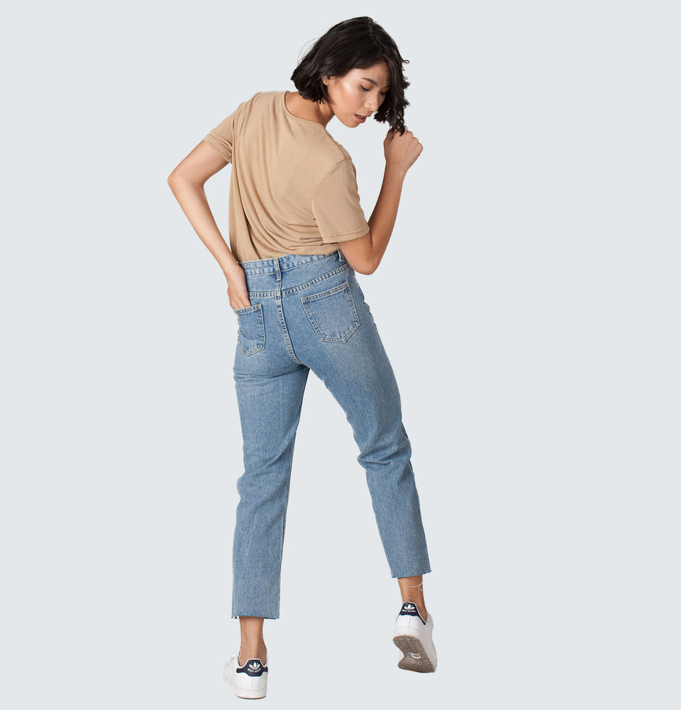 Shim-b Straight Leg Jeans - Mantou Clothing