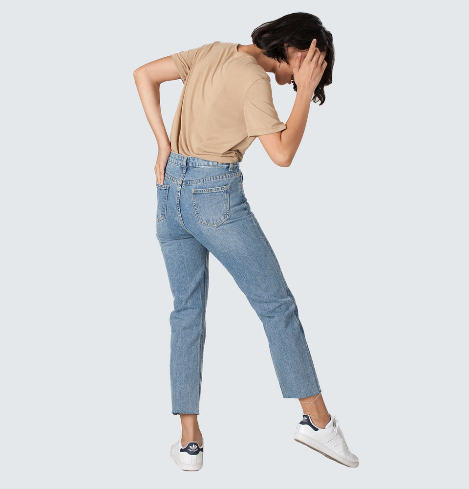Shim-b Straight Leg Jeans - Mantou Clothing
