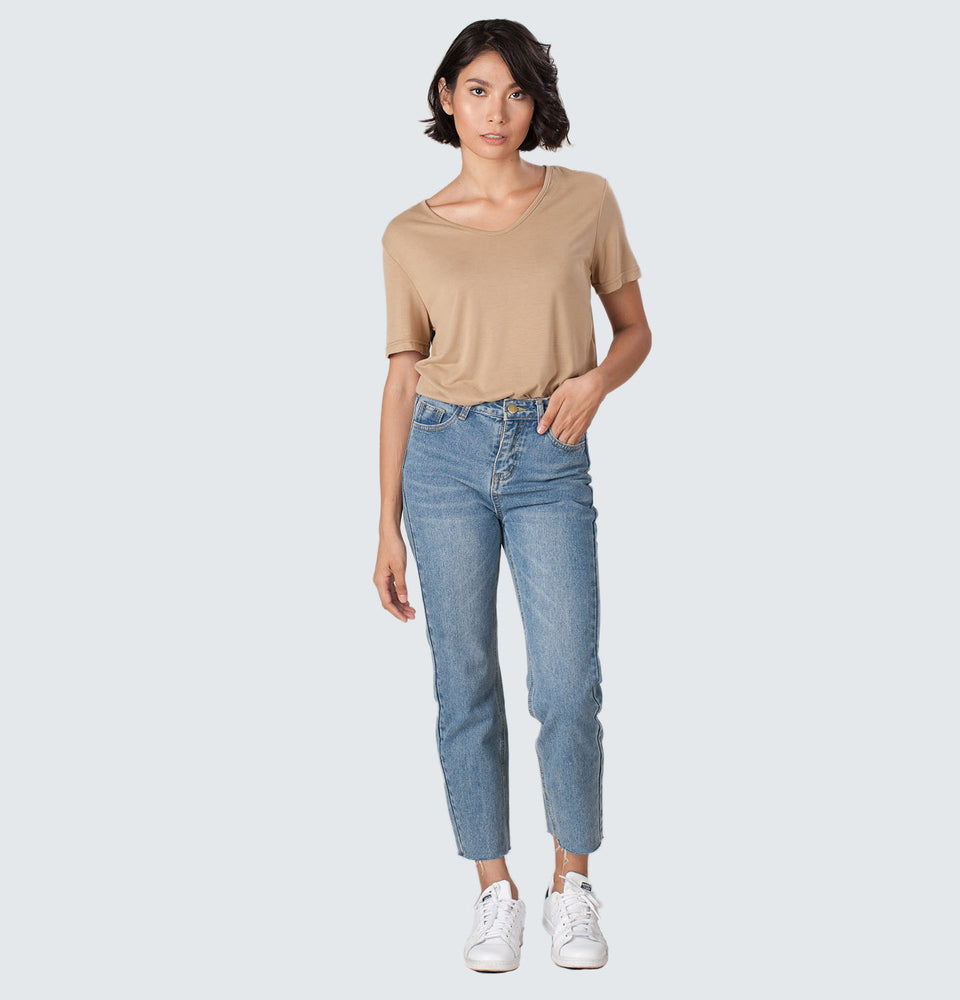 Shim-b Straight Leg Jeans - Mantou Clothing
