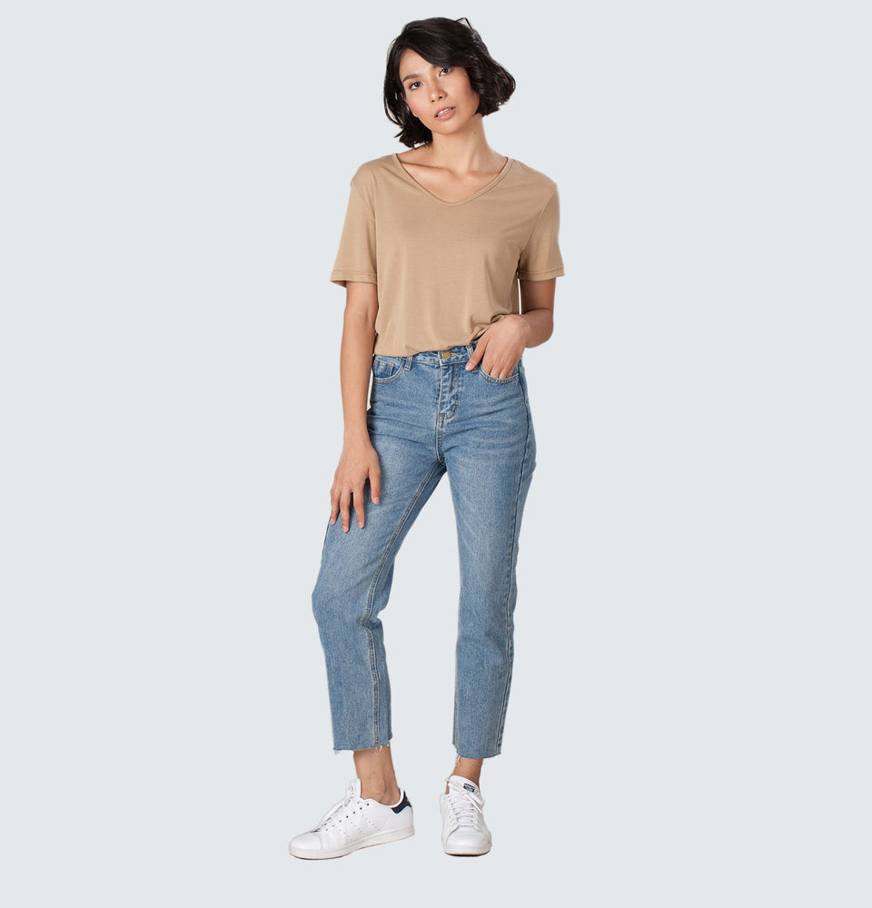 Shim-b Straight Leg Jeans - Mantou Clothing