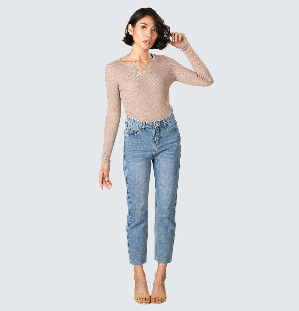Shim-b Straight Leg Jeans - Mantou Clothing