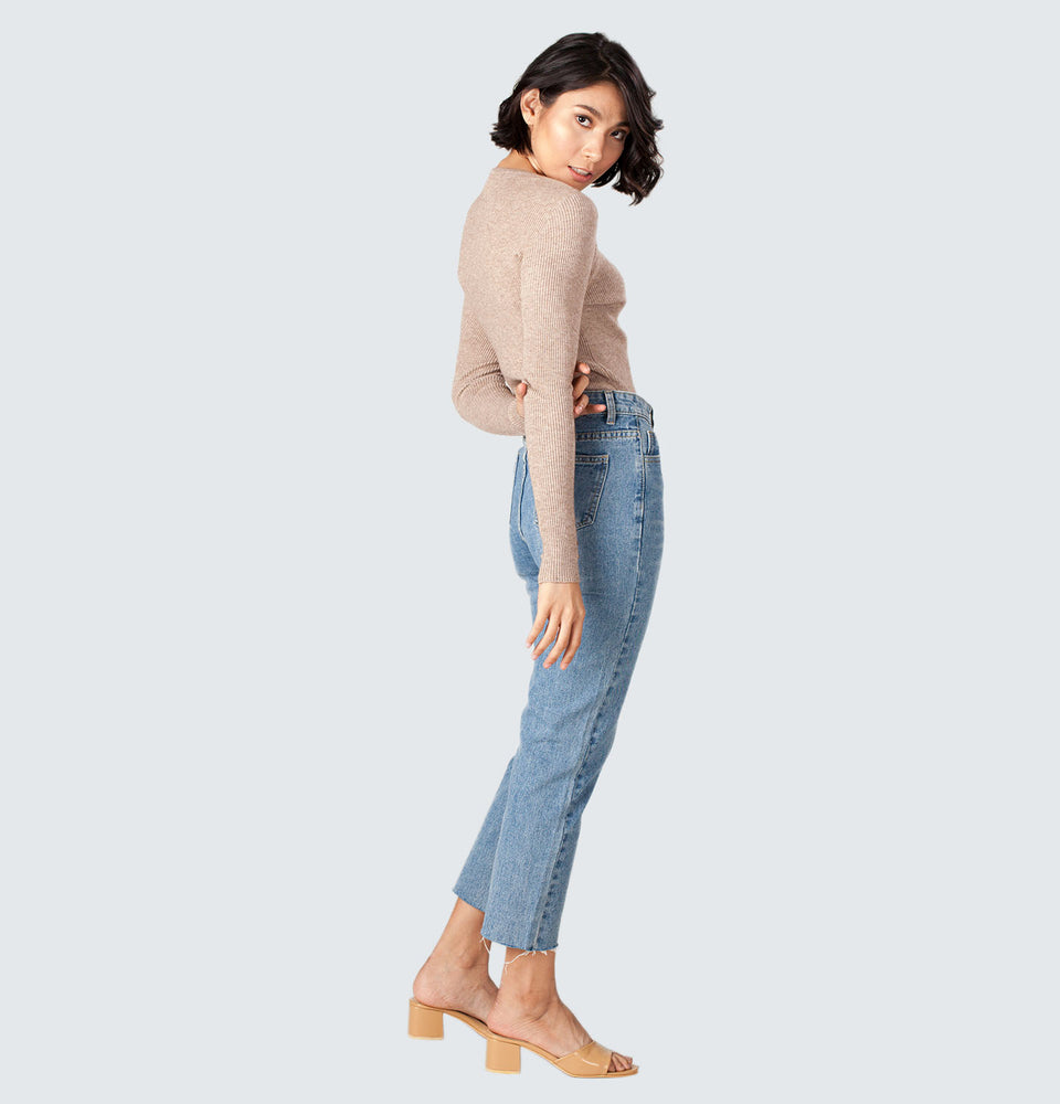 Shim-b Straight Leg Jeans - Mantou Clothing