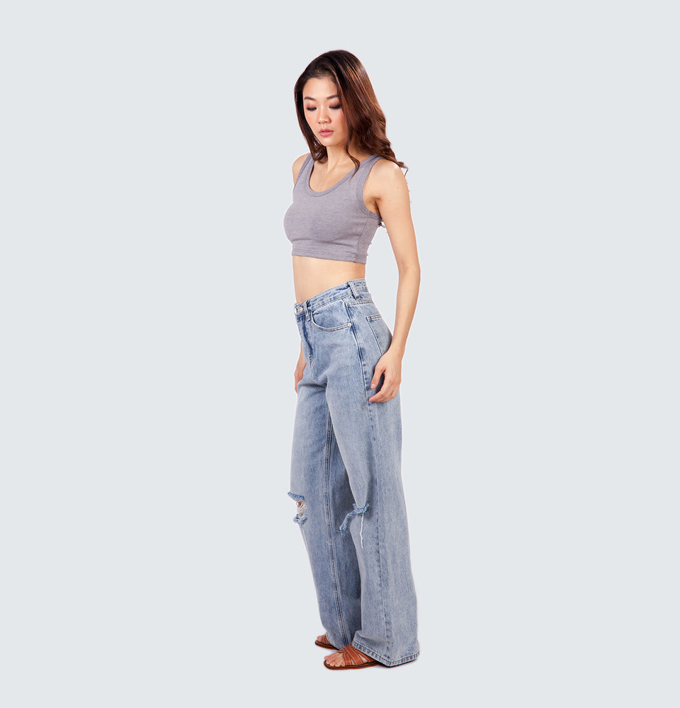 Lilian Ripped Full Length Jeans