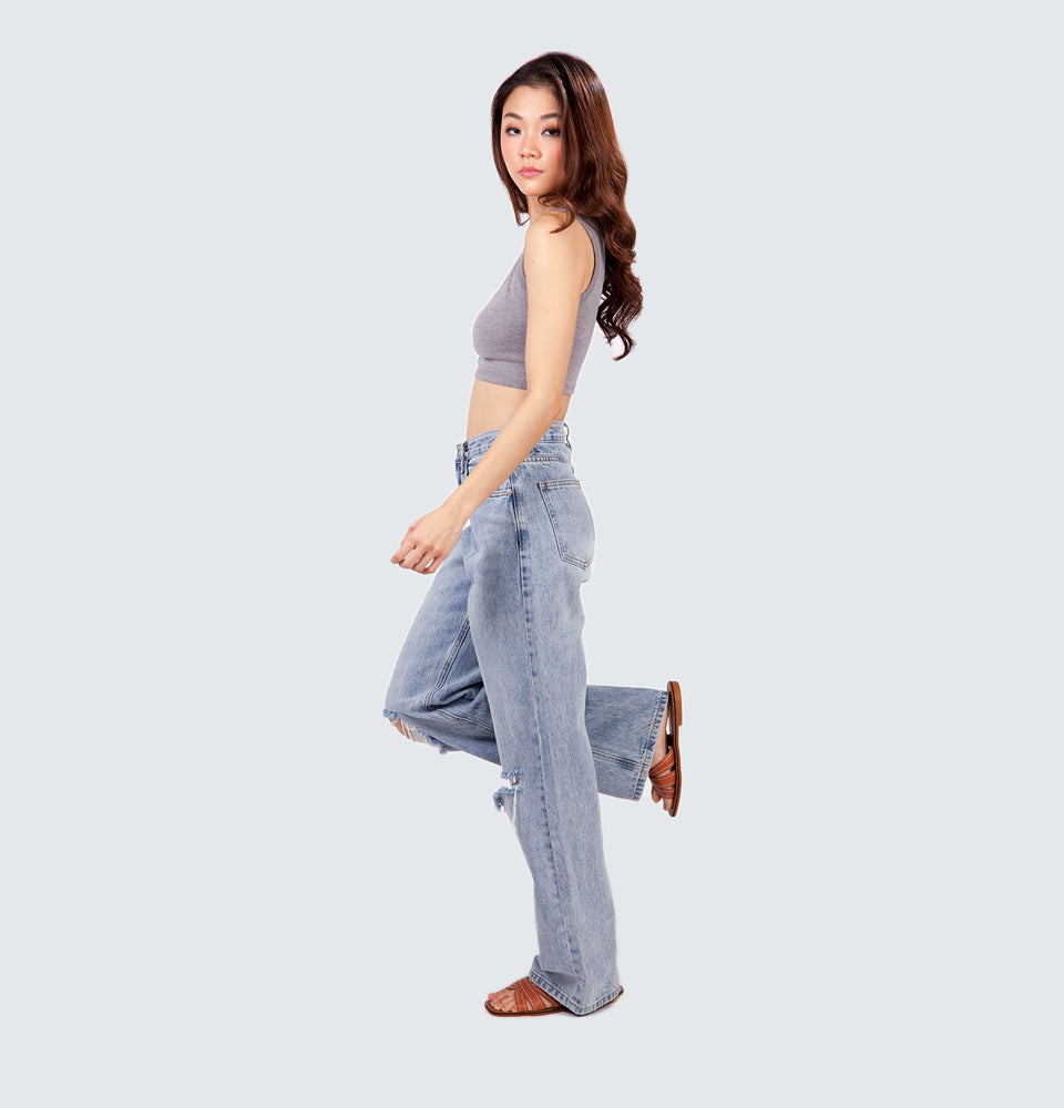Lilian Ripped Full Length Jeans