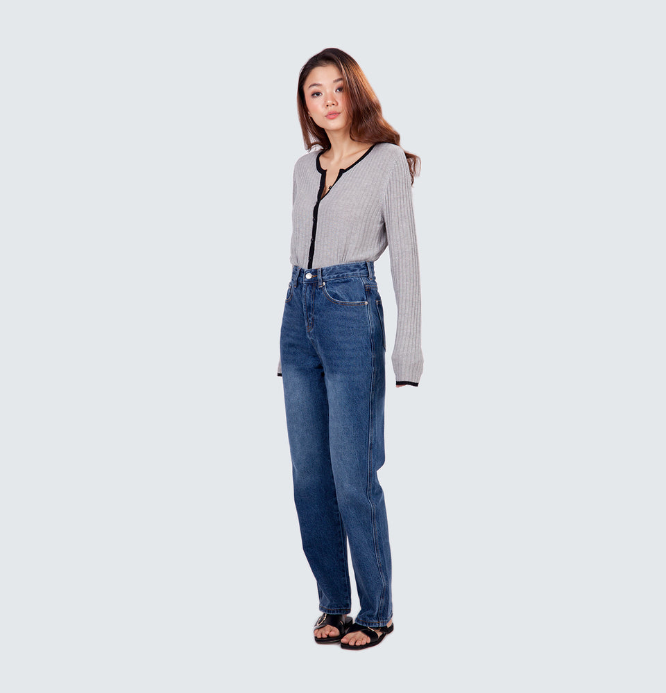 Slo  Ribbed Cardigan