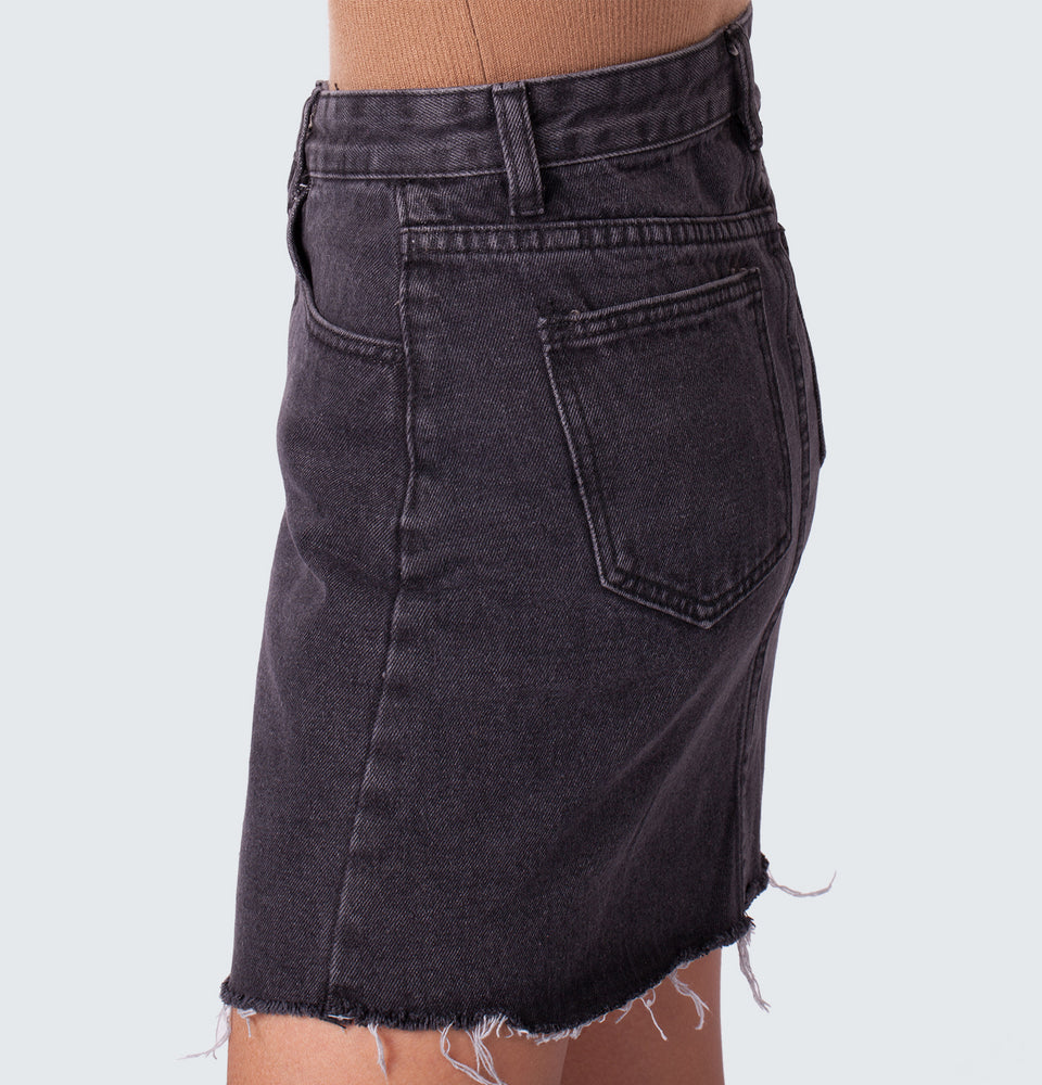 Basic Denim Skirt - Mantou Clothing