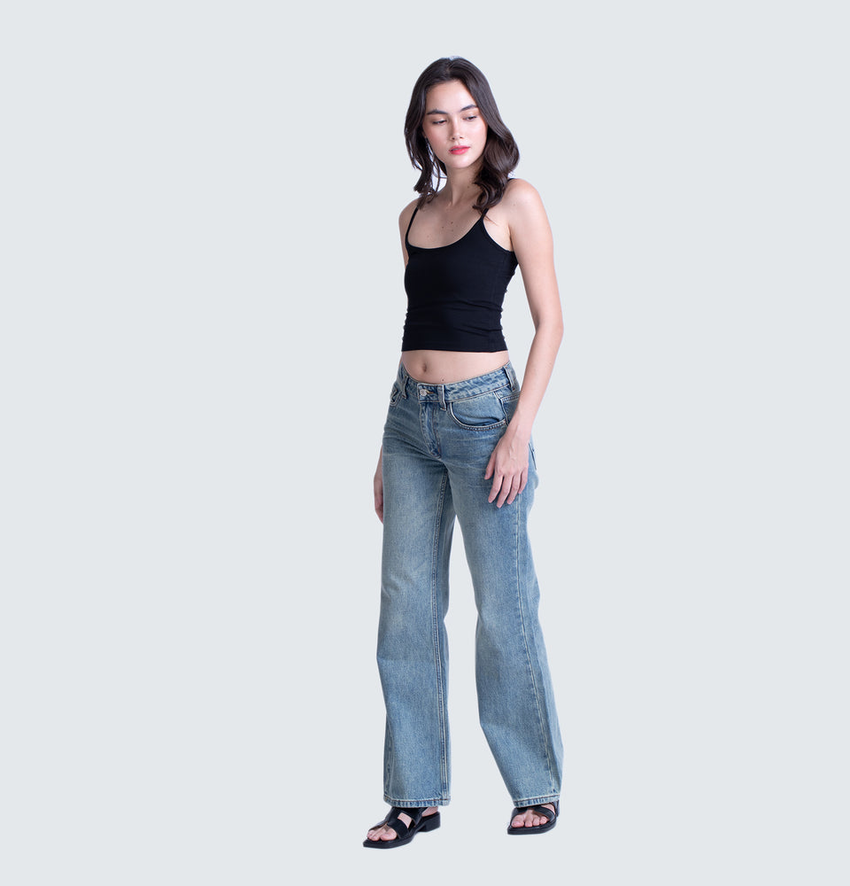 Etienne Low Rise Flare Jeans