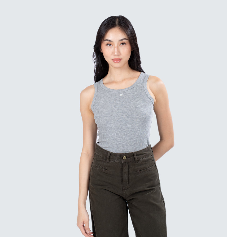 Abby Tank Top in Gray