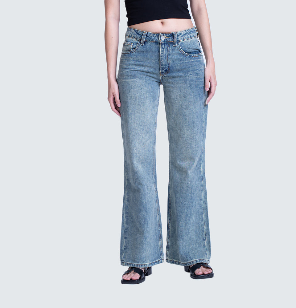 Etienne Low Rise Flare Jeans