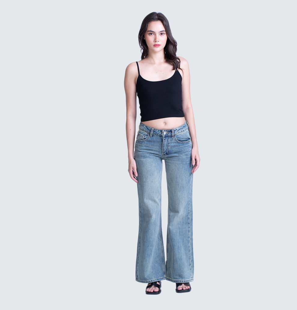 Etienne Low Rise Flare Jeans