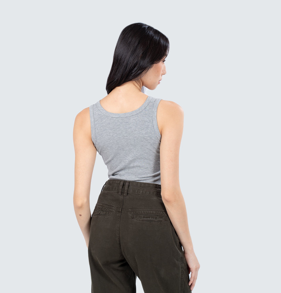 Abby Tank Top in Gray