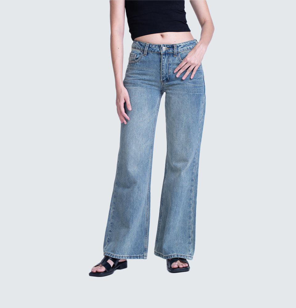 Etienne Low Rise Flare Jeans