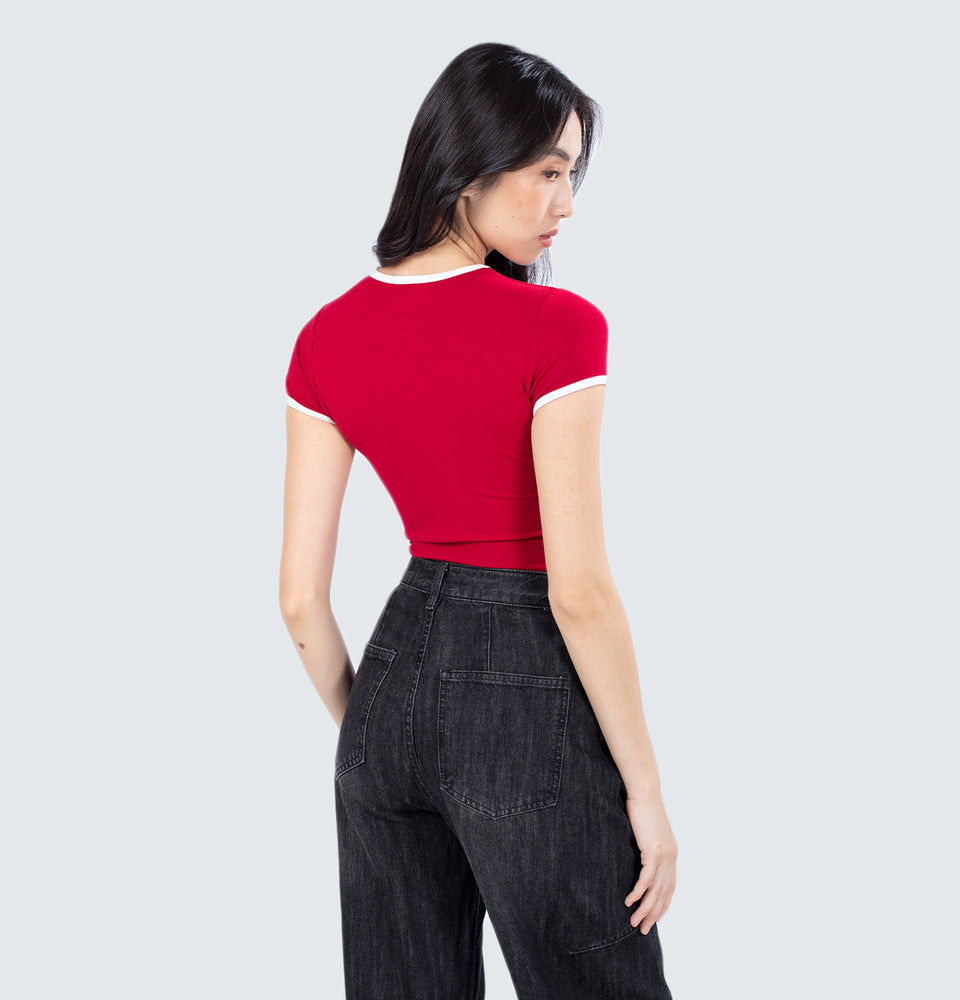 Kendal T-Shirt in Red