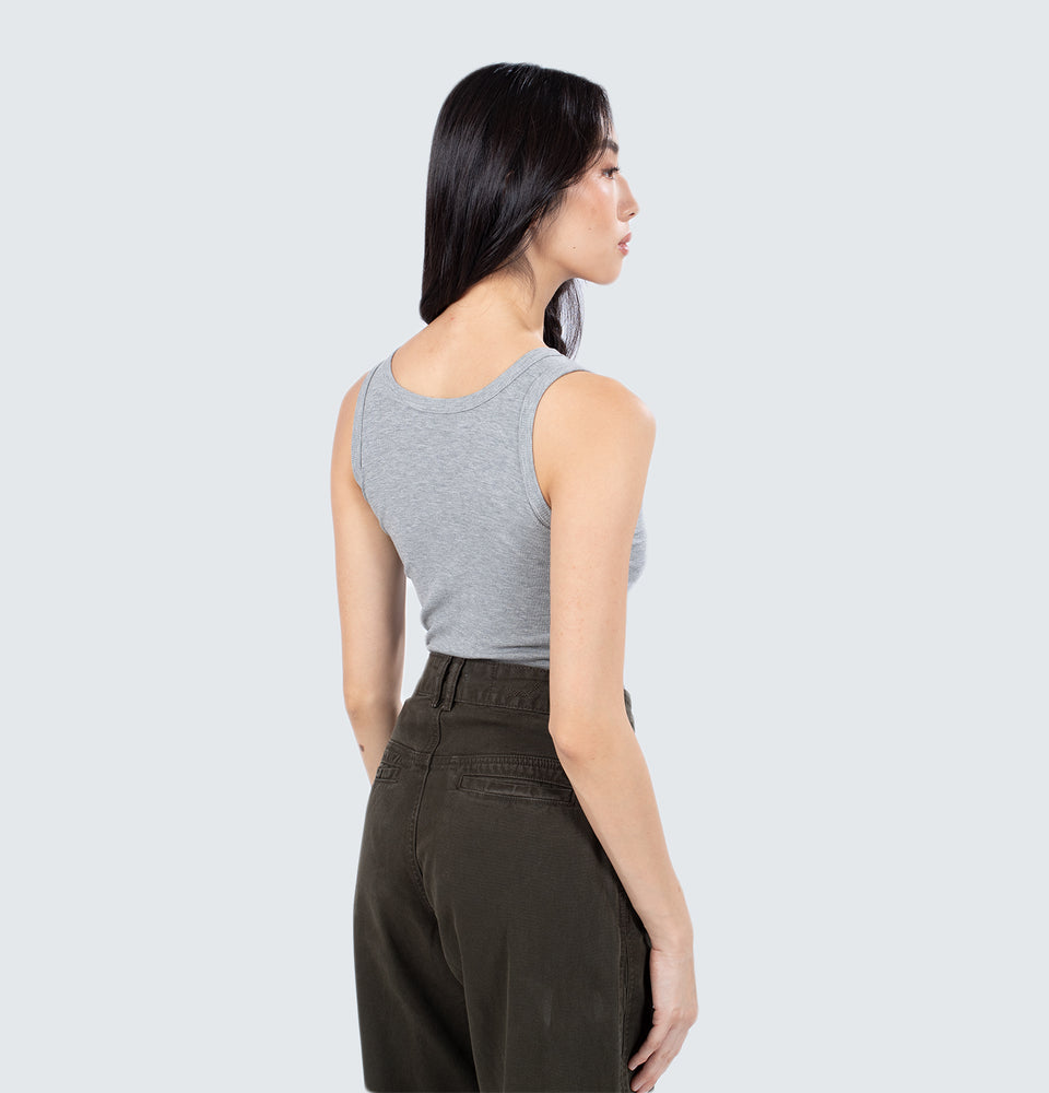 Abby Tank Top in Gray