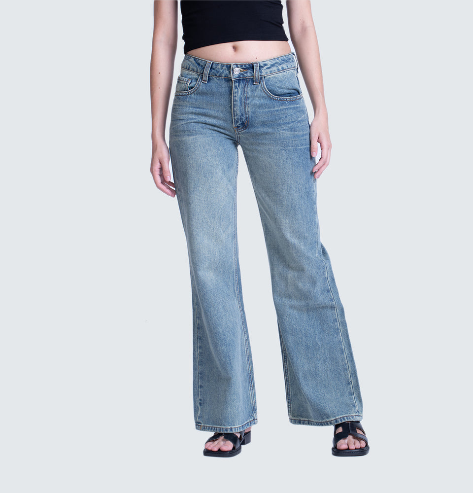 Etienne Low Rise Flare Jeans