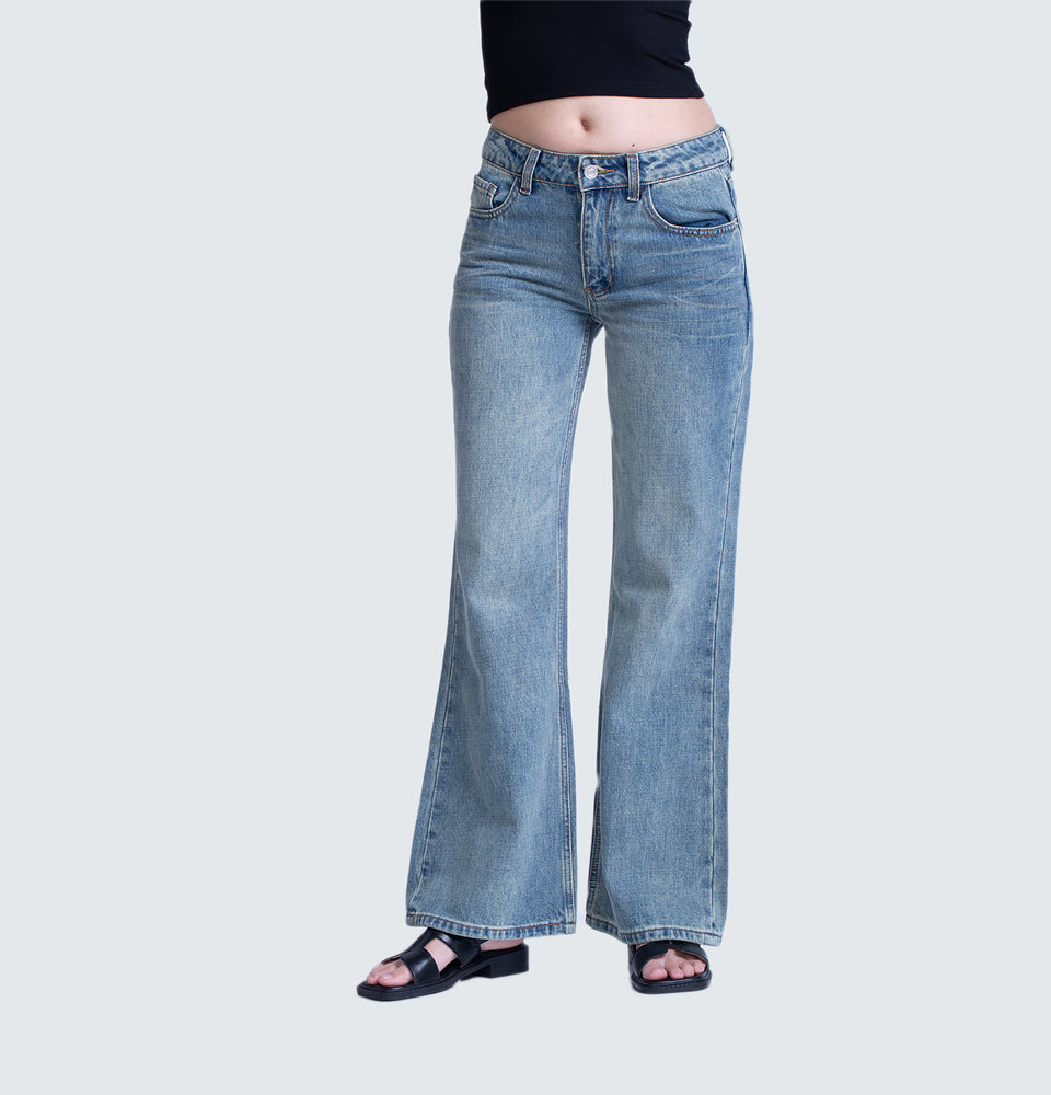 Etienne Low Rise Flare Jeans