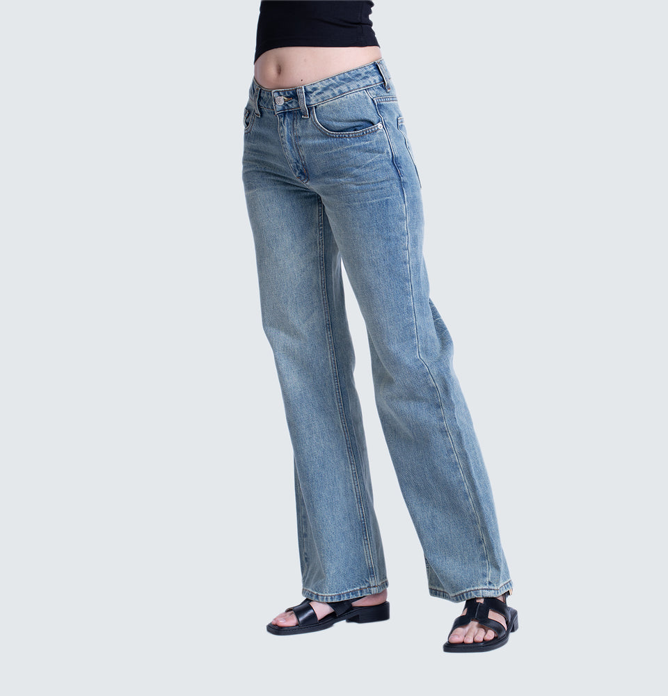 Etienne Low Rise Flare Jeans