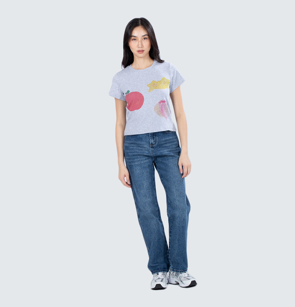 Calla T-shirt in Gray