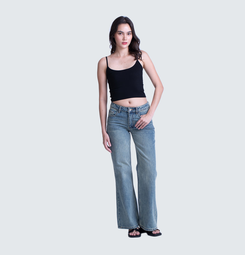 Etienne Low Rise Flare Jeans