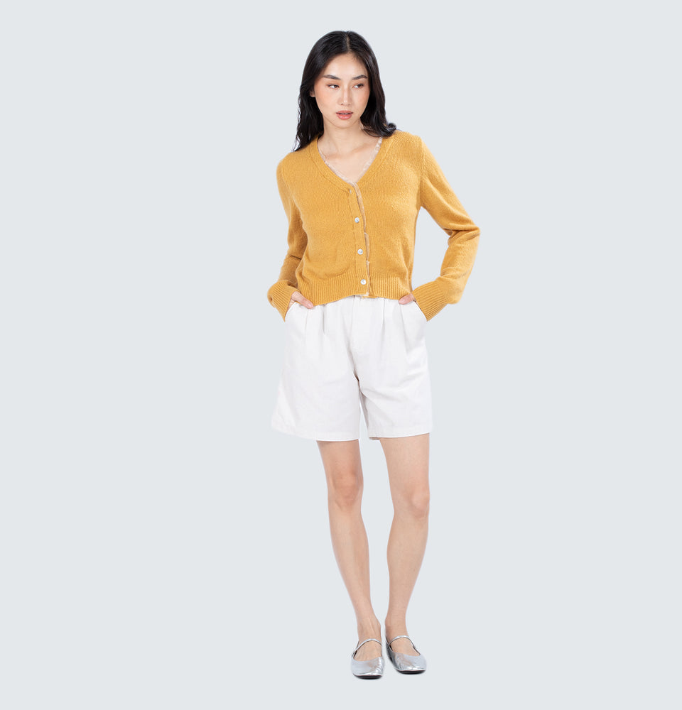 Misha Cardigan in Mustard