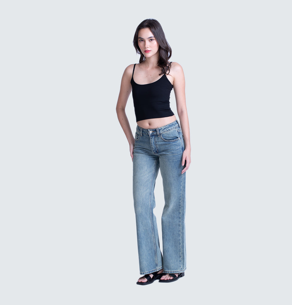 Etienne Low Rise Flare Jeans