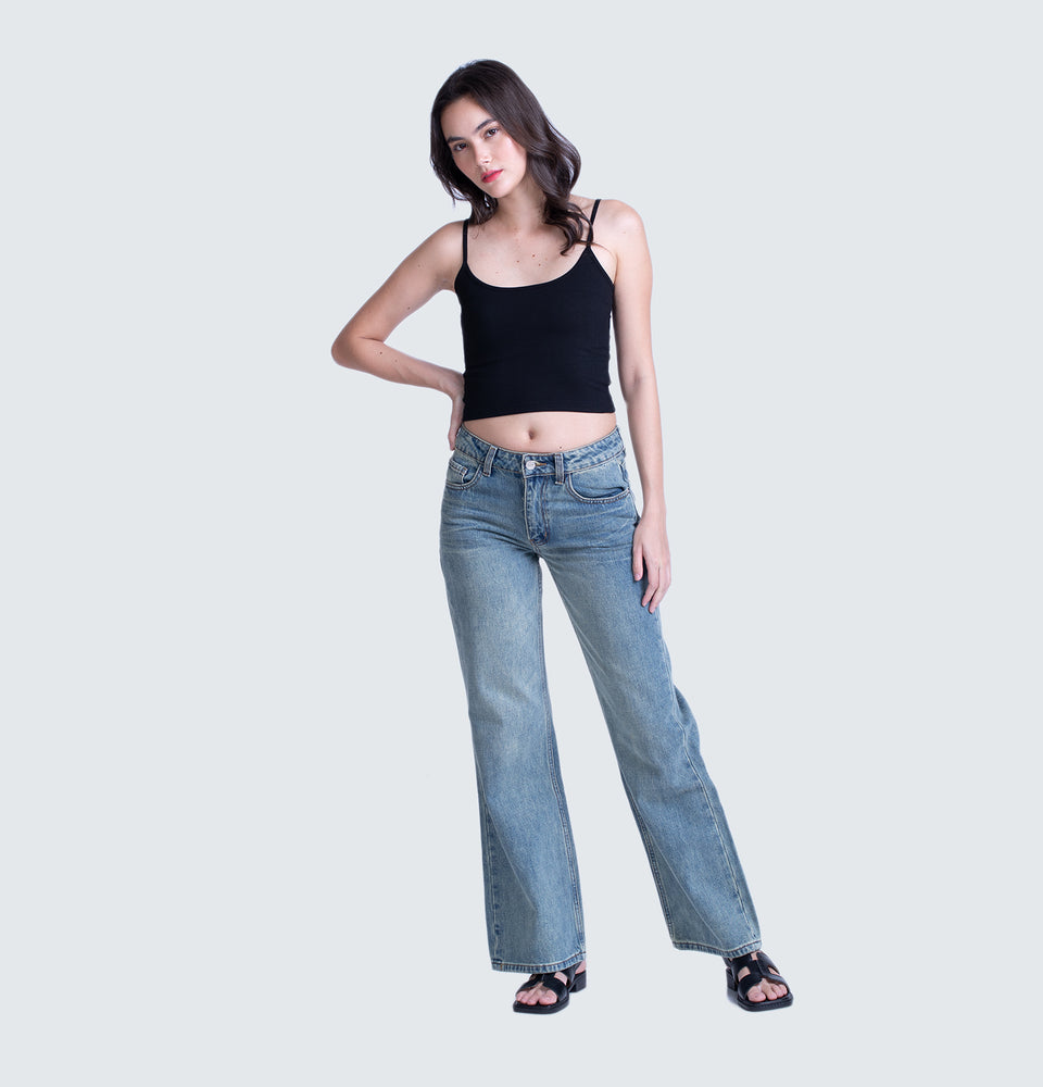 Etienne Low Rise Flare Jeans