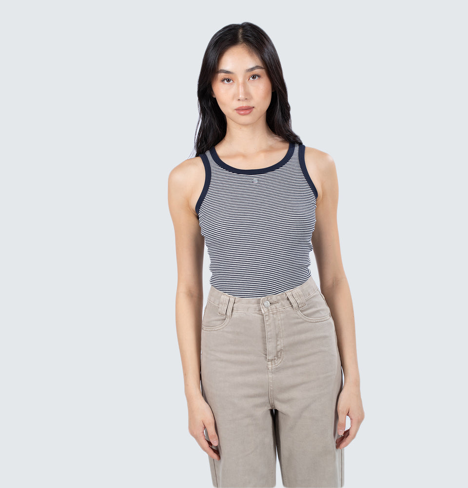 Abby Tank Top in Stripes