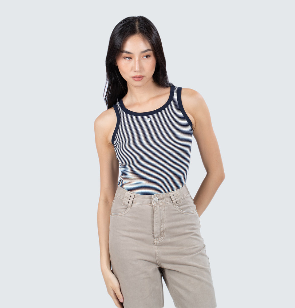 Abby Tank Top in Stripes