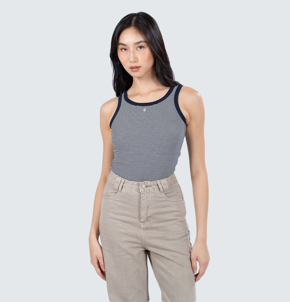 Abby Tank Top in Stripes