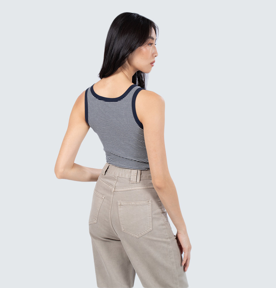 Abby Tank Top in Stripes