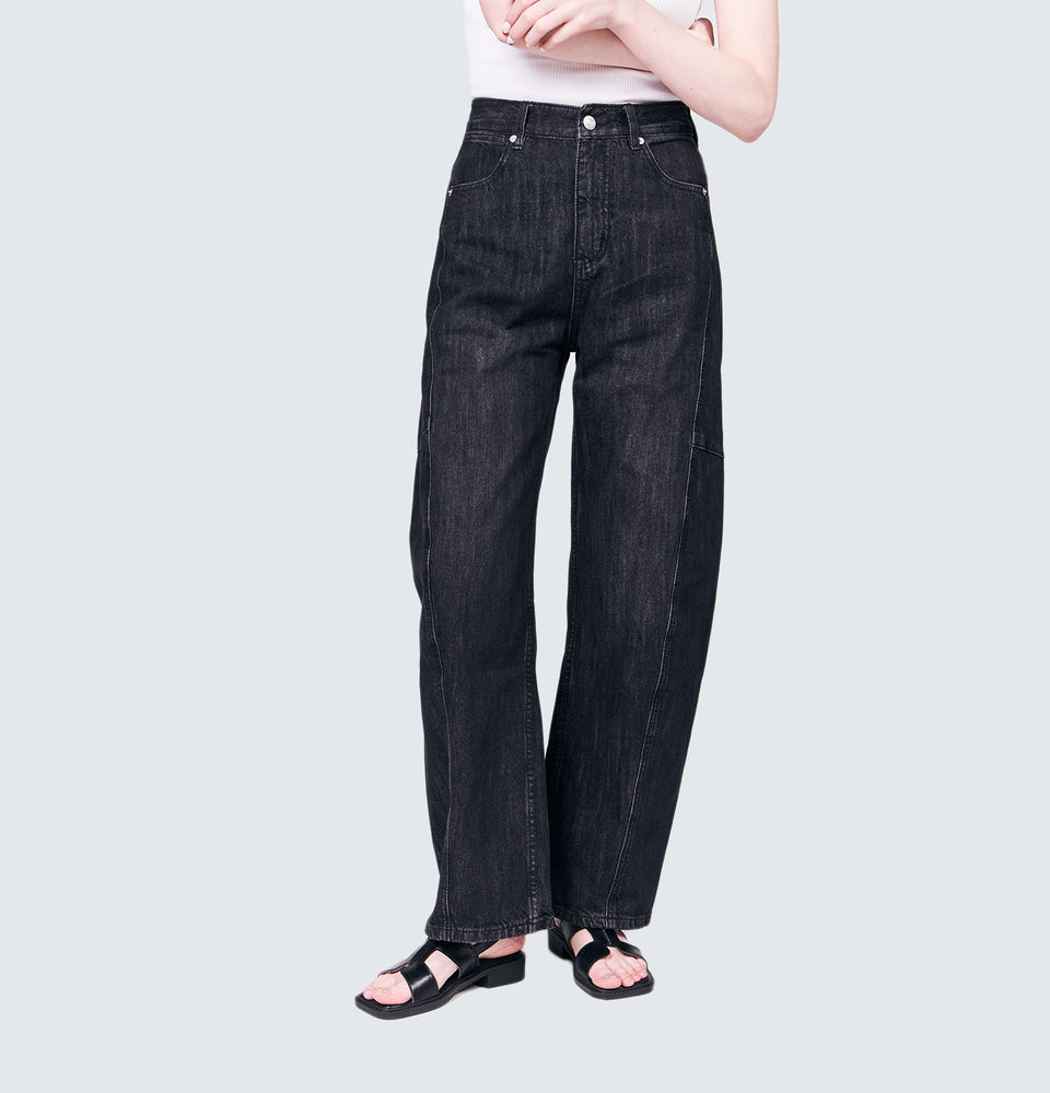 Dion Black Baggy Jeans