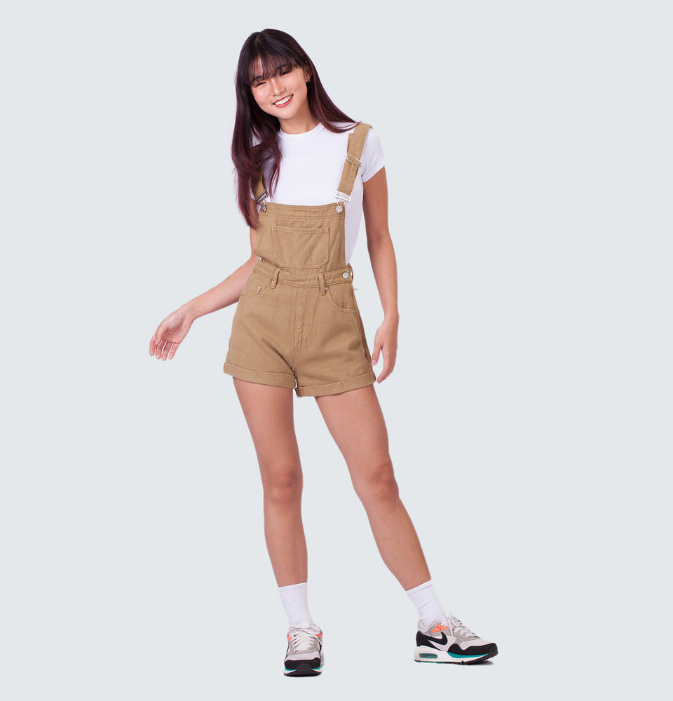 Darby Brown Short Jumpsuit
