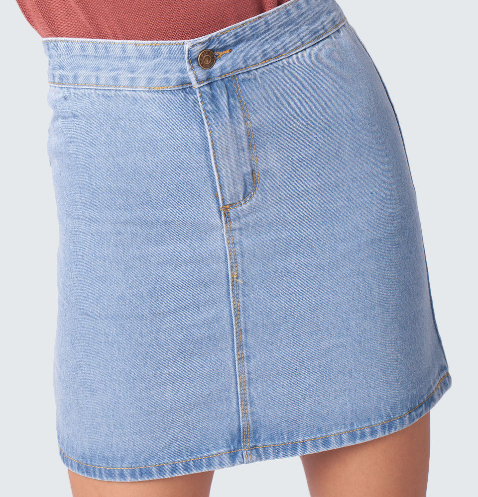 High Waist Mini Skirt - Mantou Clothing