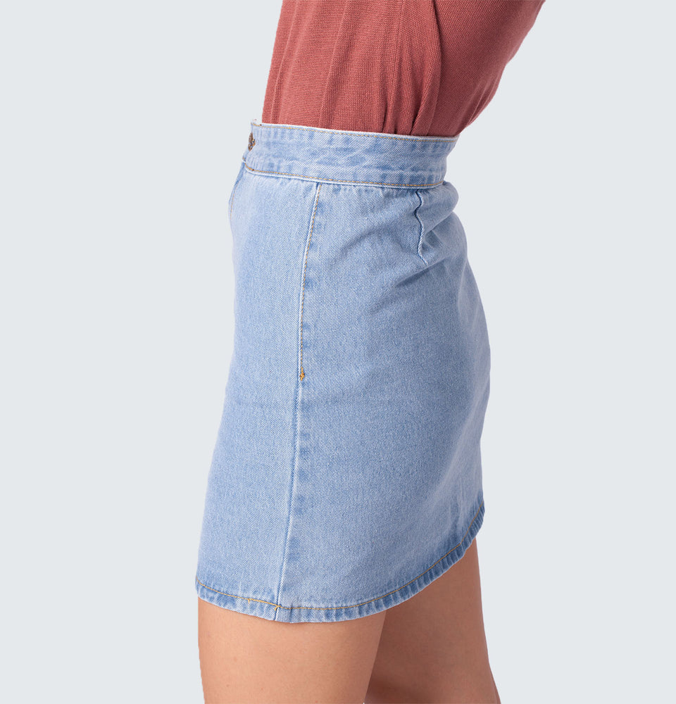High Waist Mini Skirt - Mantou Clothing