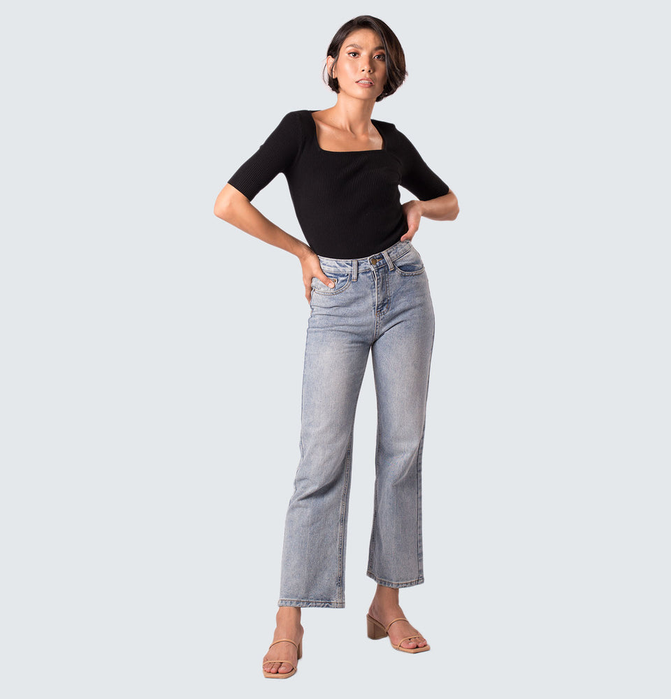 Bea Flare Jeans - Mantou Clothing