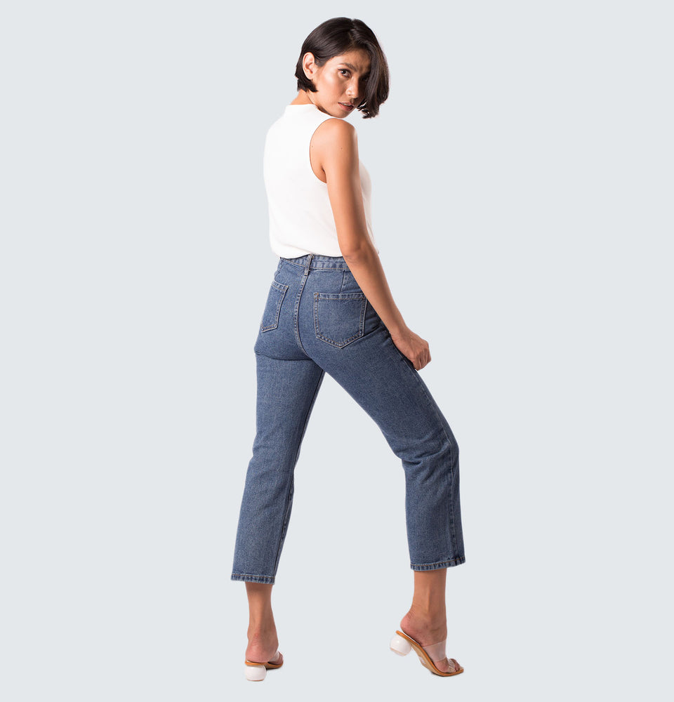 Cassy High Rise Jeans - Mantou Clothing