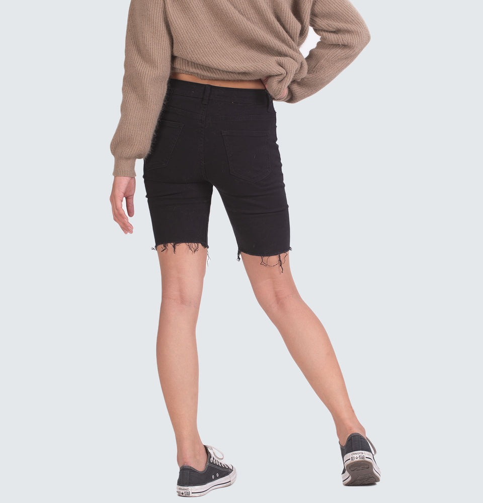 Bermuda Black Shorts