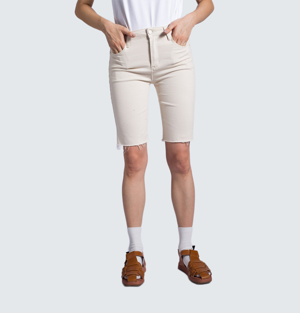 Gazelle Cream Bermuda Shorts