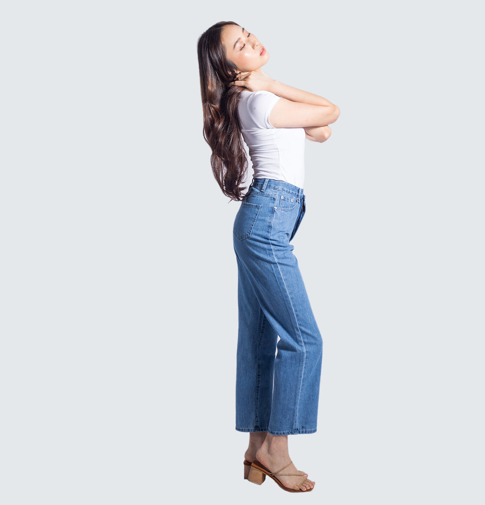 Karlin Crossed Full Length Jeans