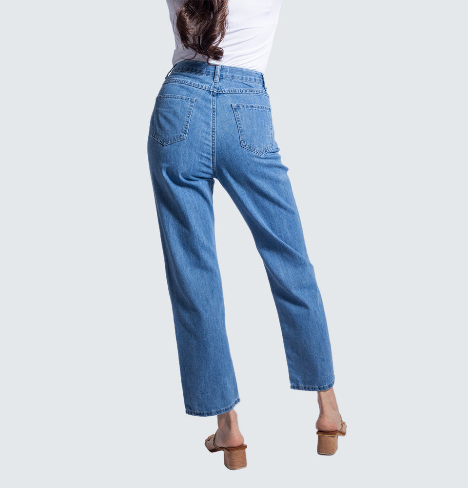 Karlin Crossed Full Length Jeans
