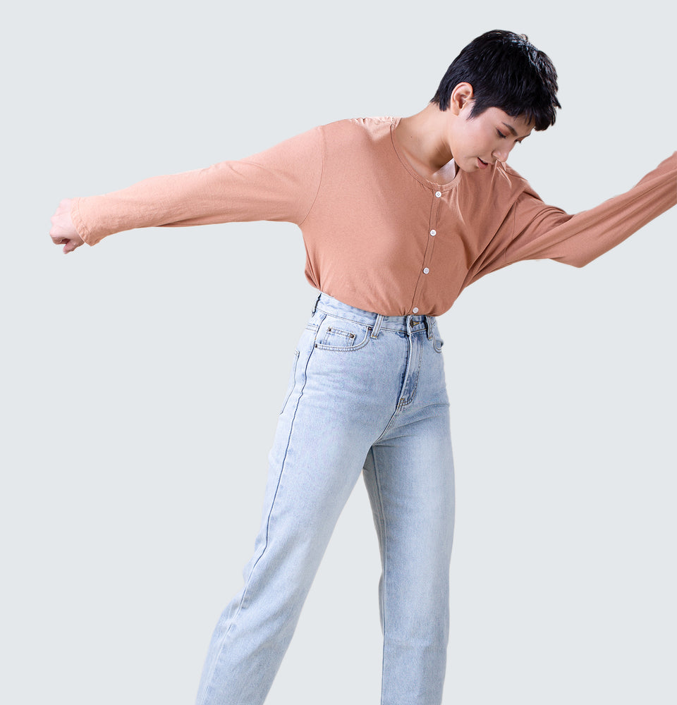 Jane Button Down Long Sleeves - Mantou Clothing