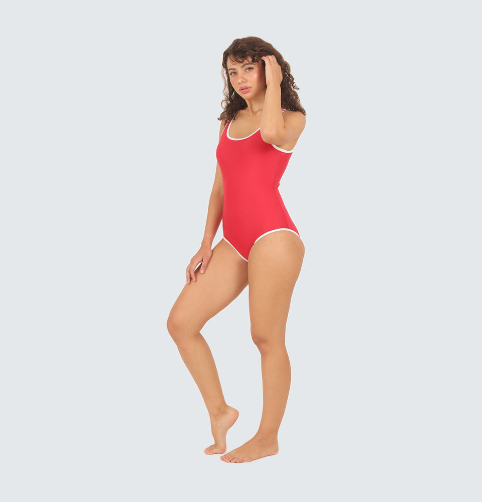 Clio One Piece in Red