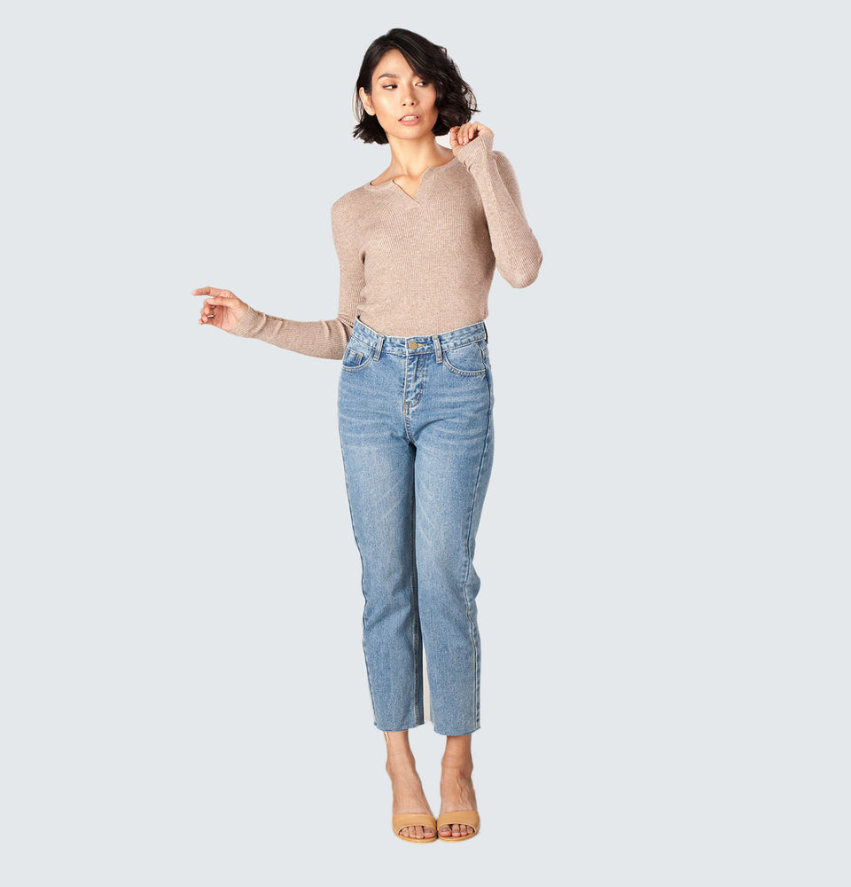 Shim-b Straight Leg Jeans - Mantou Clothing