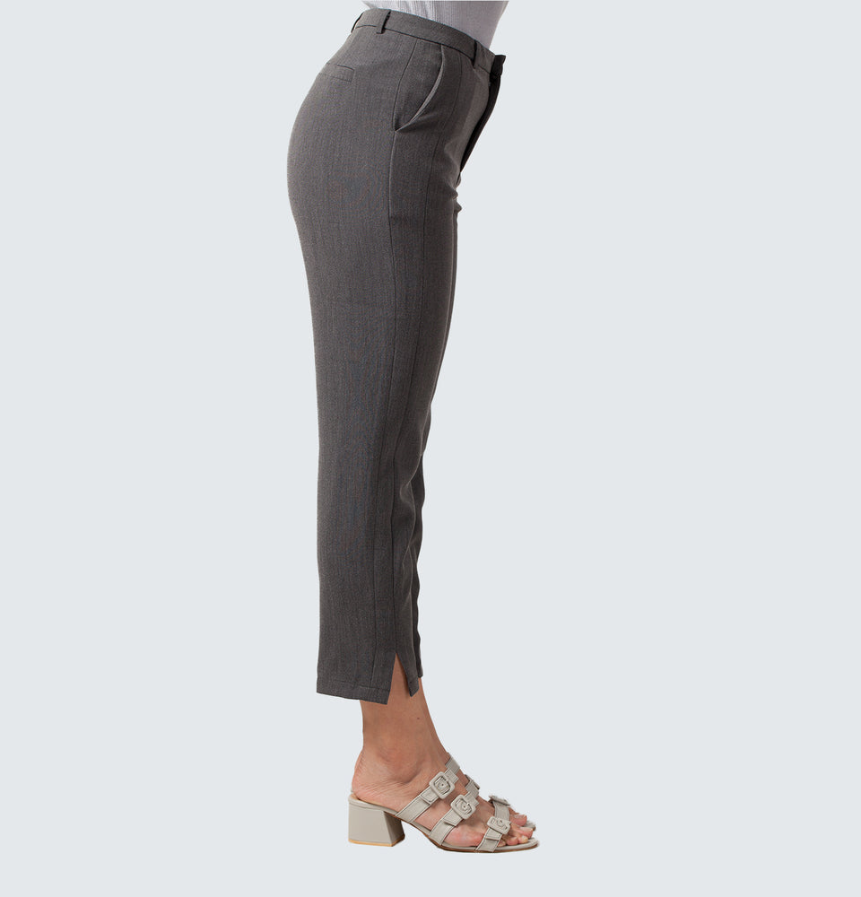 Grey Grandpa Trousers - Mantou Clothing