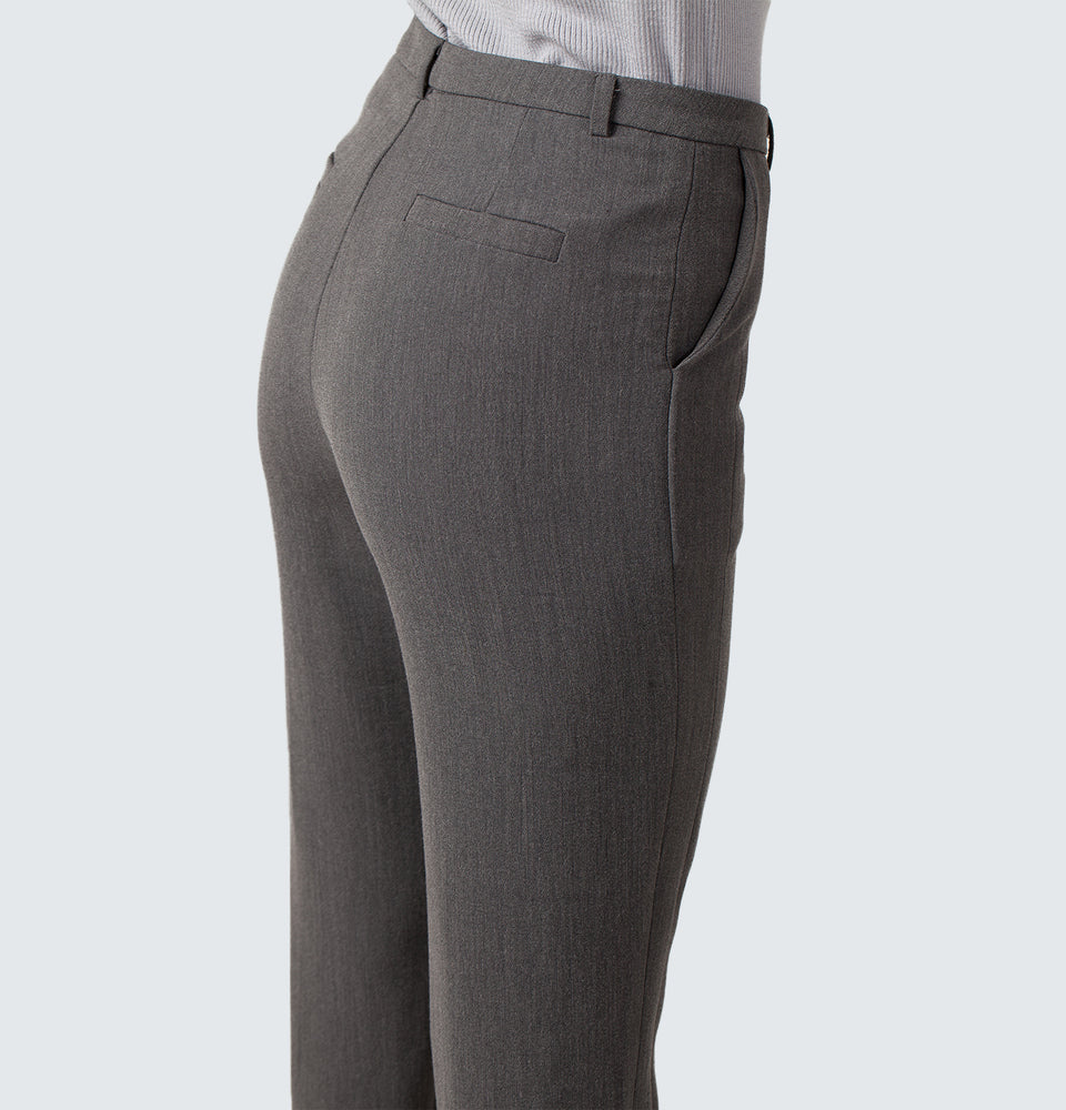Grey Grandpa Trousers - Mantou Clothing